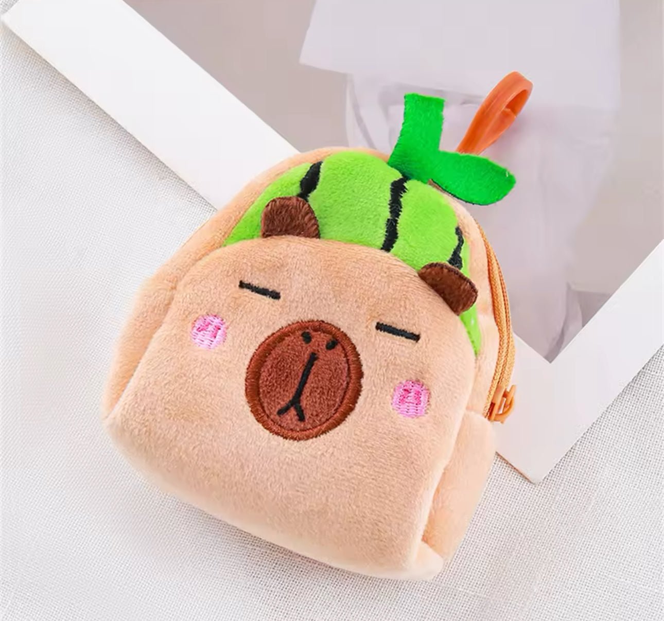 FruityBara Buddies Mini Capybara Plush Pouch - OVERRATED