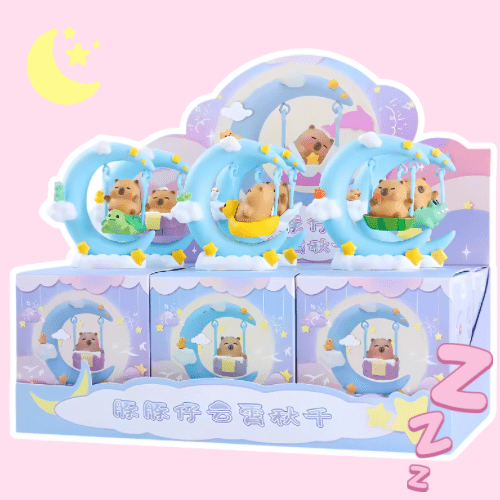 Fun Tuntun Capybara Cloud Swing Blind Box - OVERRATED