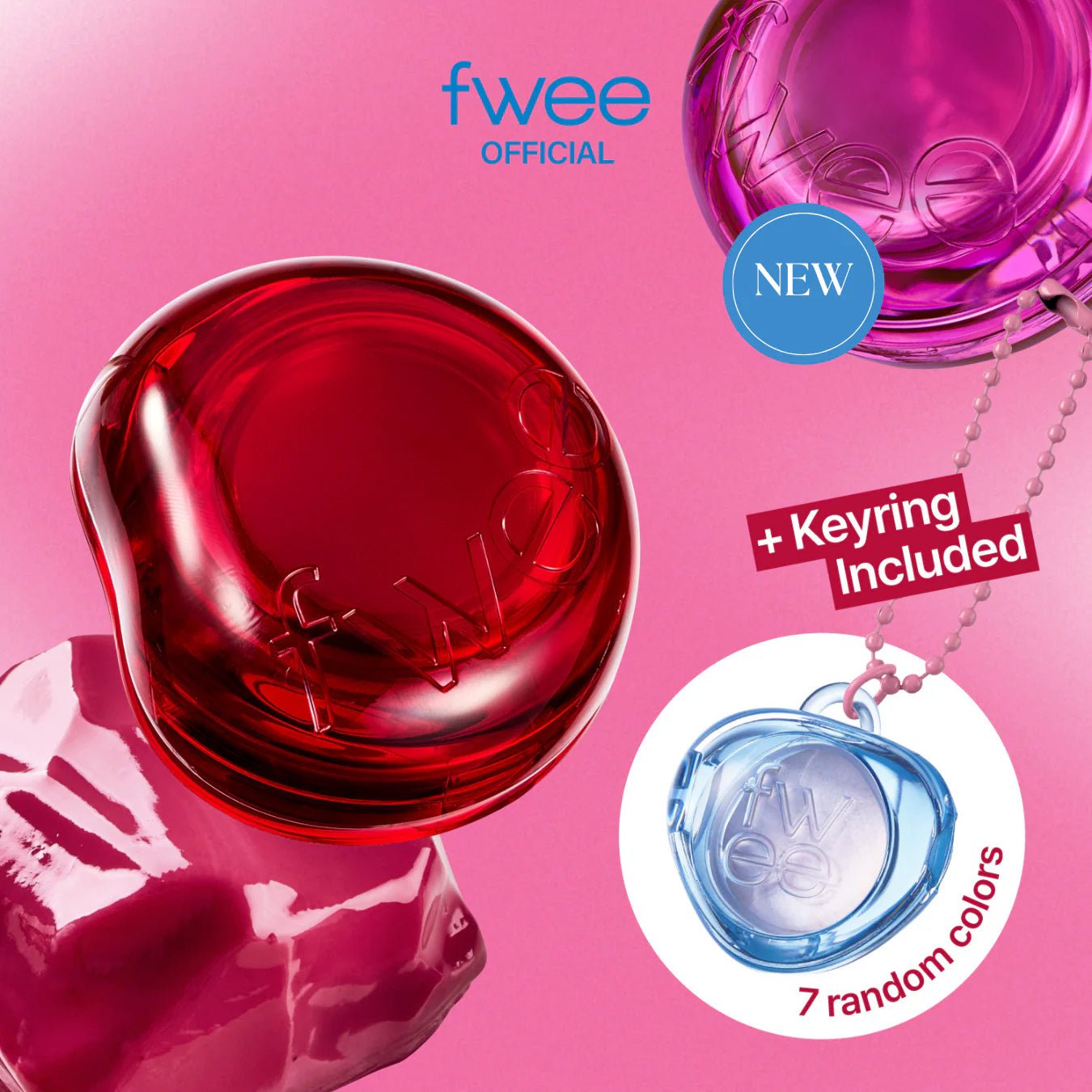 Fwee Glowy Jelly Pot with Keyring - OVERRATED
