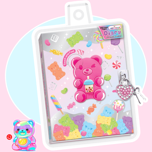 Gummy Bear Diary with Lock and Keys - OVERRATED