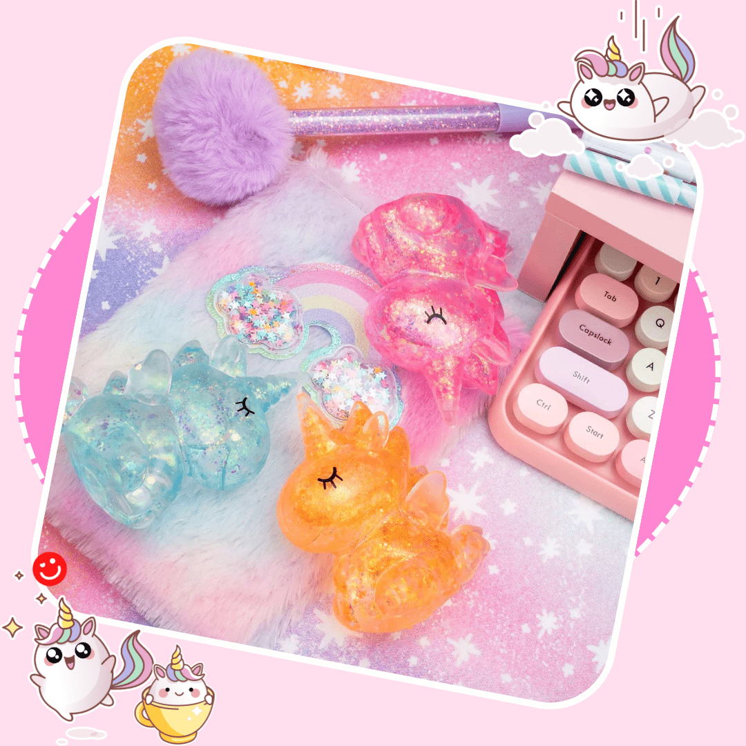 Gummy Kawaii Unicorn Friends Sensory Squishy Toy - OVERRATED