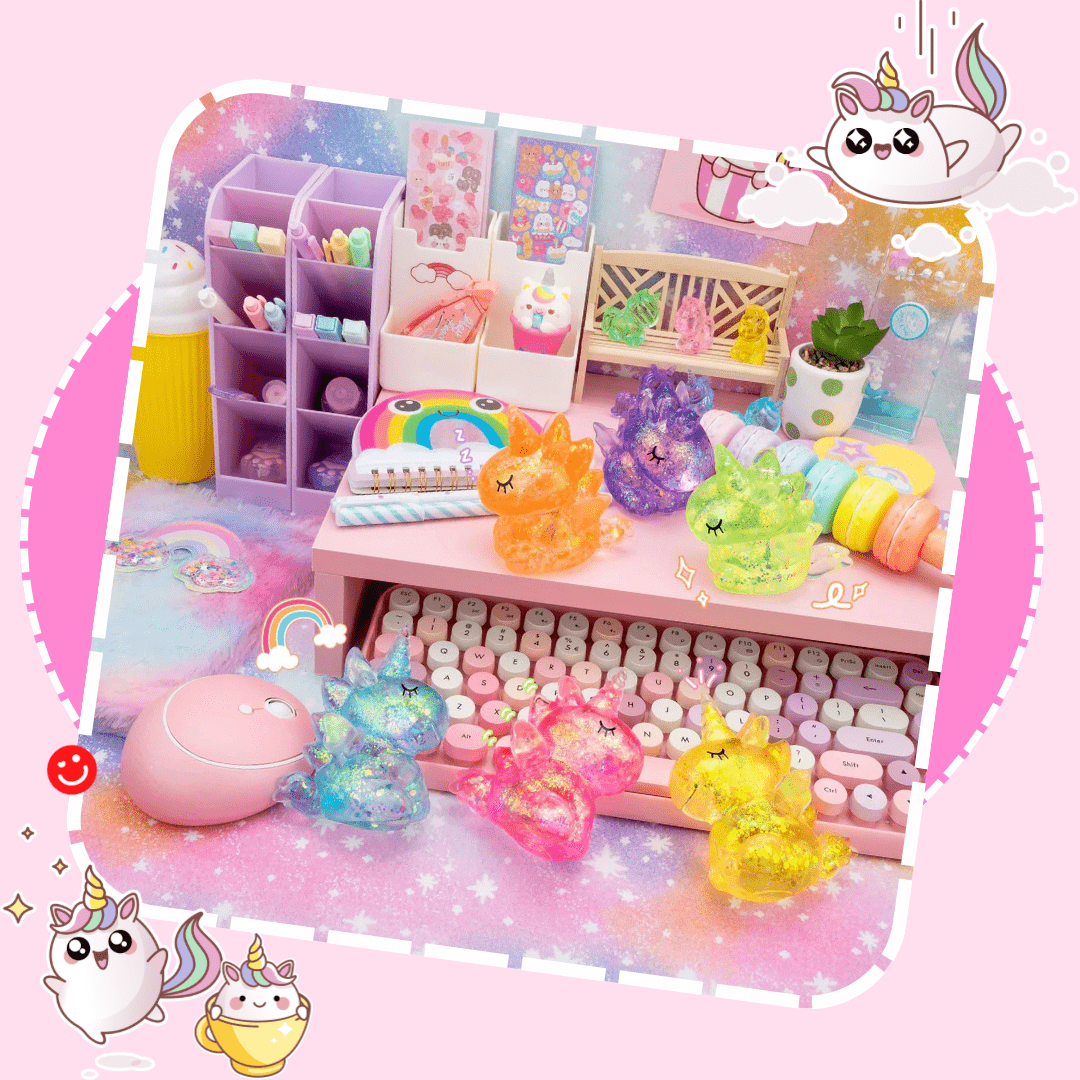 Gummy Kawaii Unicorn Friends Sensory Squishy Toy - OVERRATED