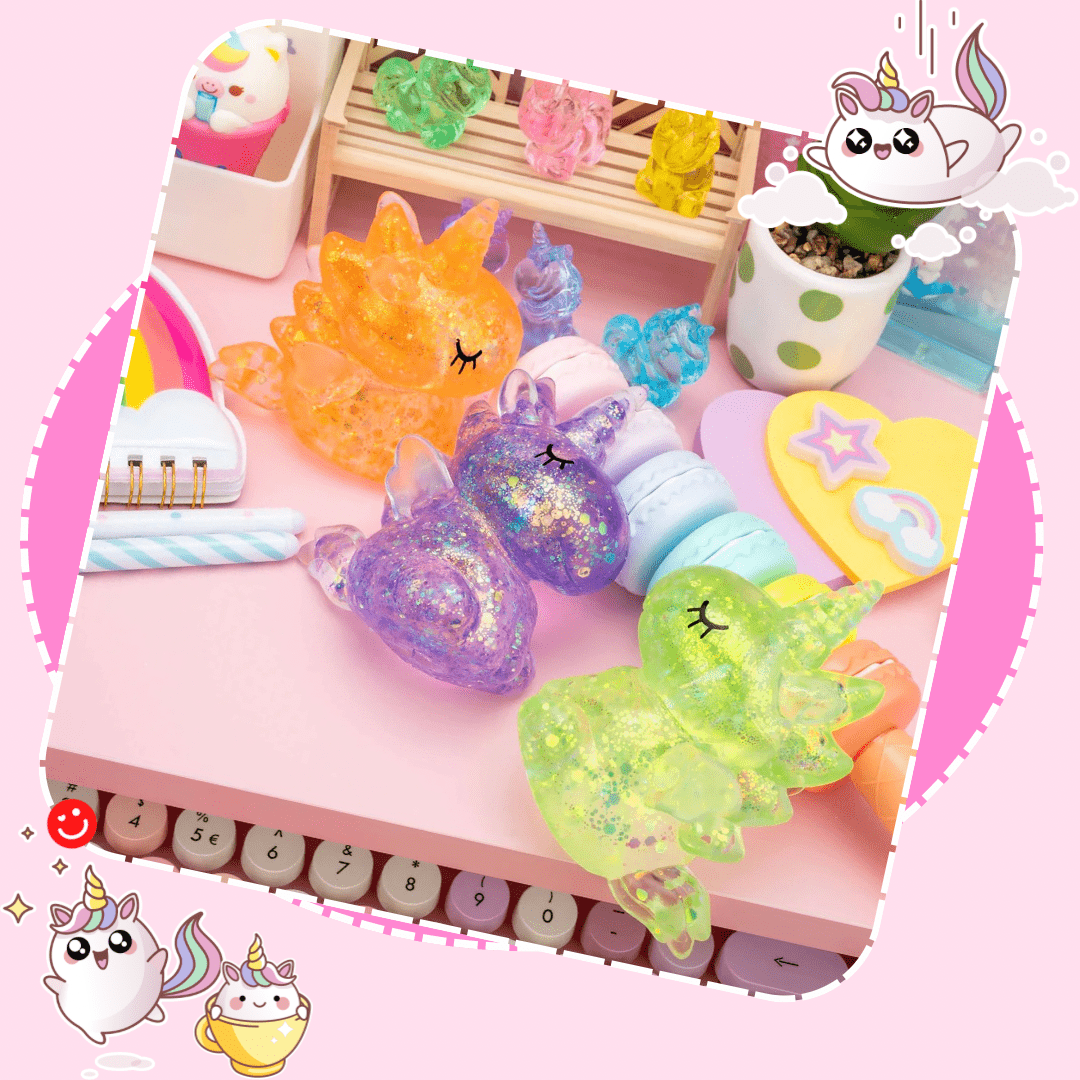 Gummy Kawaii Unicorn Friends Sensory Squishy Toy - OVERRATED