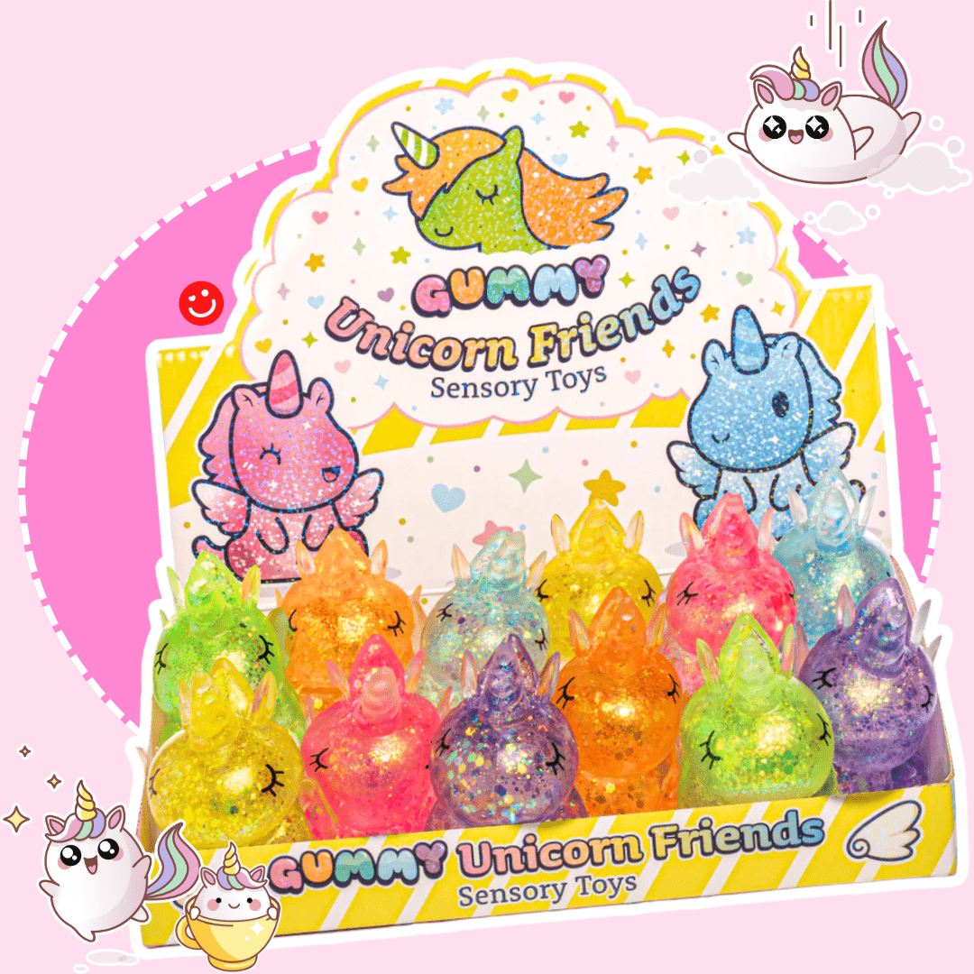 Gummy Kawaii Unicorn Friends Sensory Squishy Toy - OVERRATED