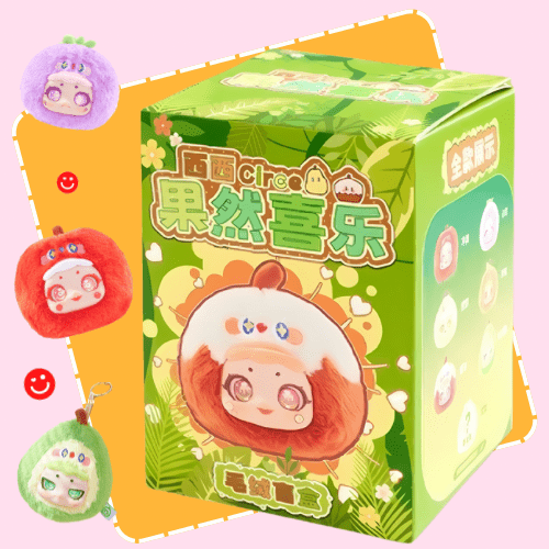 Guoran Xile Fruit Joy Plush Keychain Blind Box - OVERRATED