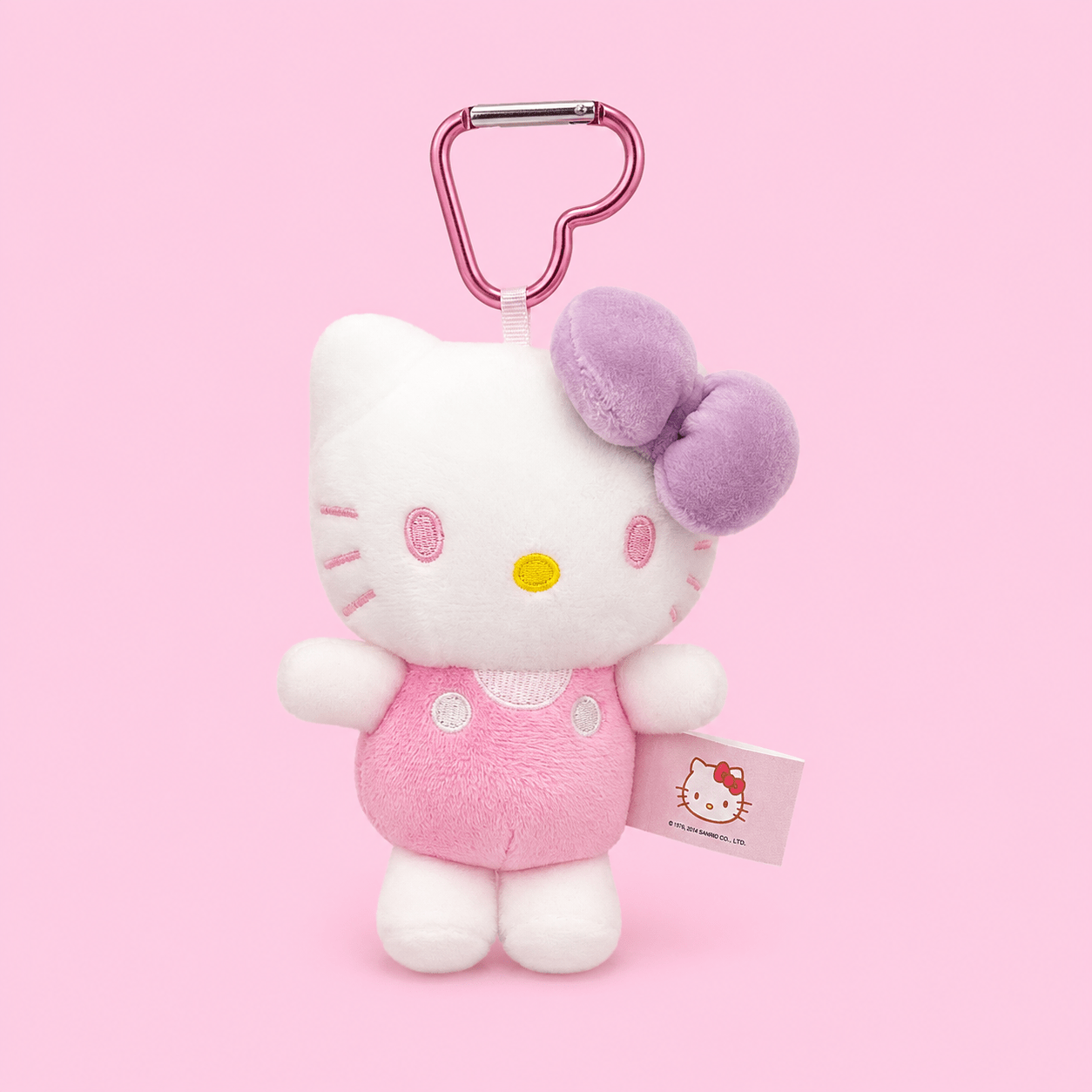 H. K. Lavender Bow Plush Keychain - OVERRATED