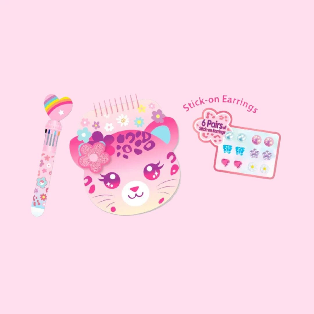 Happy Notes Leopard Journal Gift Set - OVERRATED