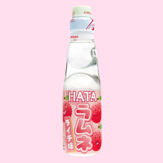Hata Strawberry Flavored Ramune Sparkling Drink - OVERRATED