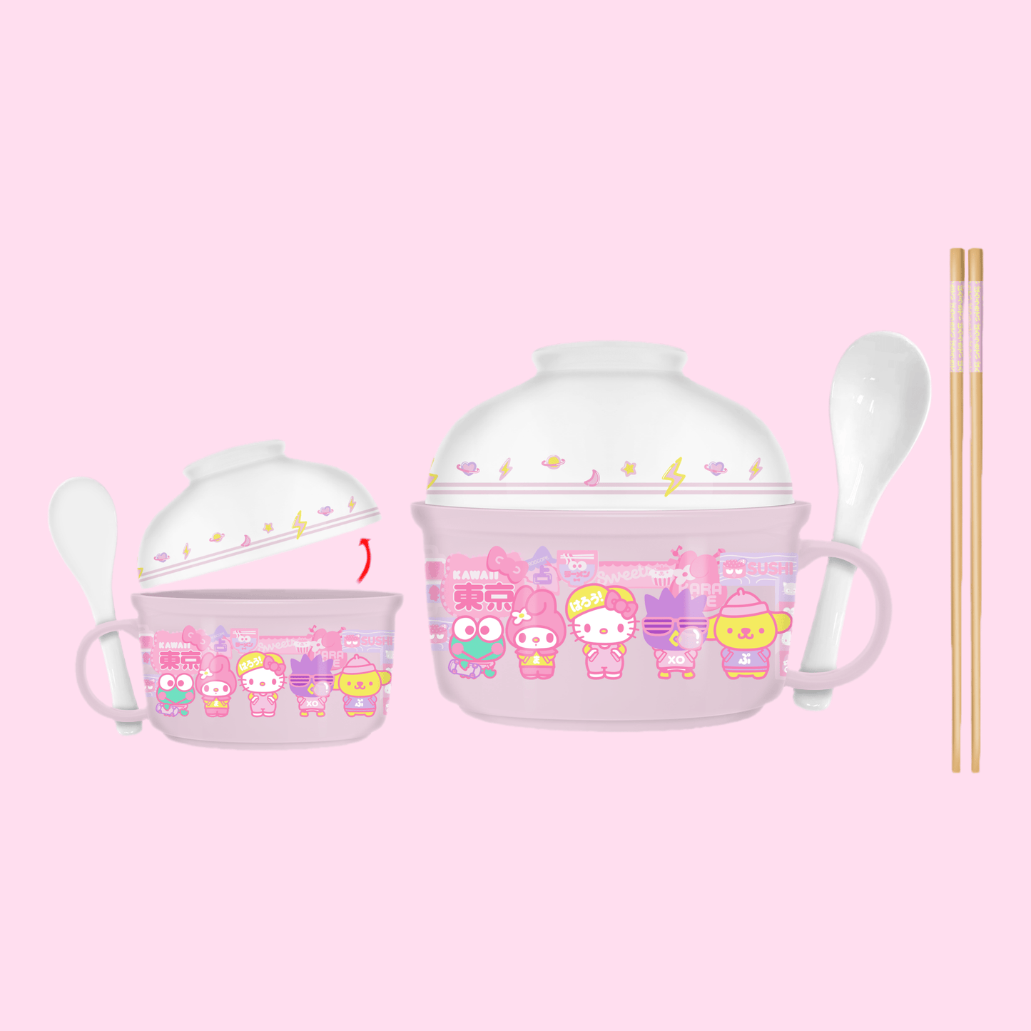 Hello Kitty 22oz Soup Mug & 13oz Bowl - OVERRATED