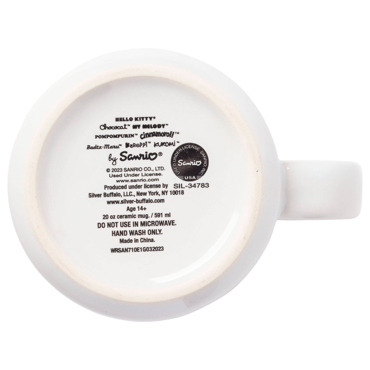 Hello Kitty and Friends 20oz Mug with Glitter - OVERRATED