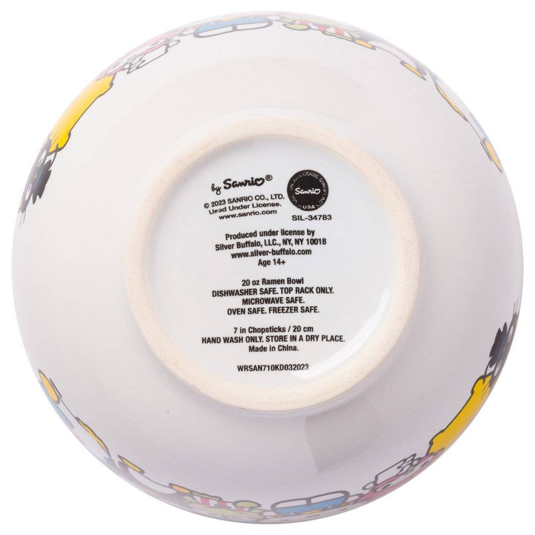 Hello Kitty and Friends Rainbow Ramen Bowl with Chopsticks - OVERRATED