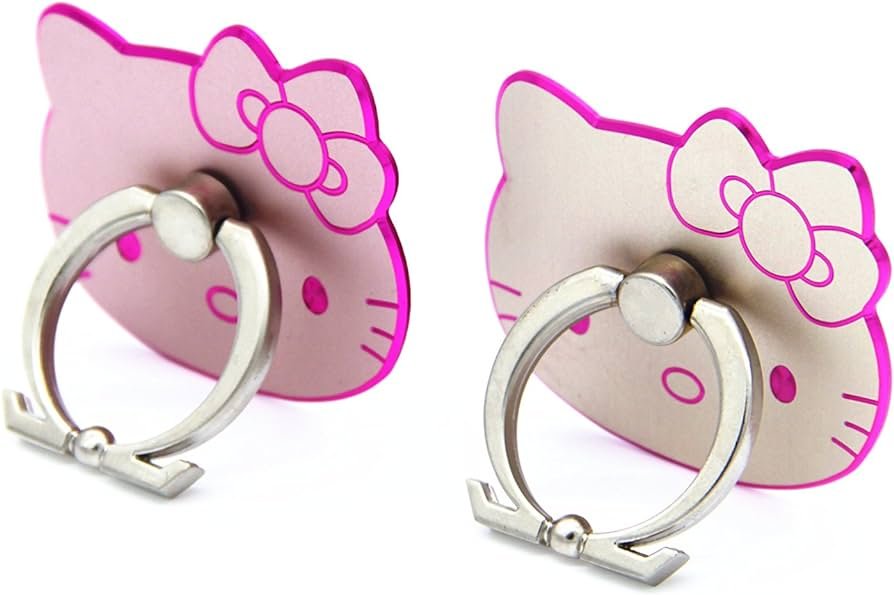 Hello Kitty Cell Phone Ring Grip Stand Holder - OVERRATED