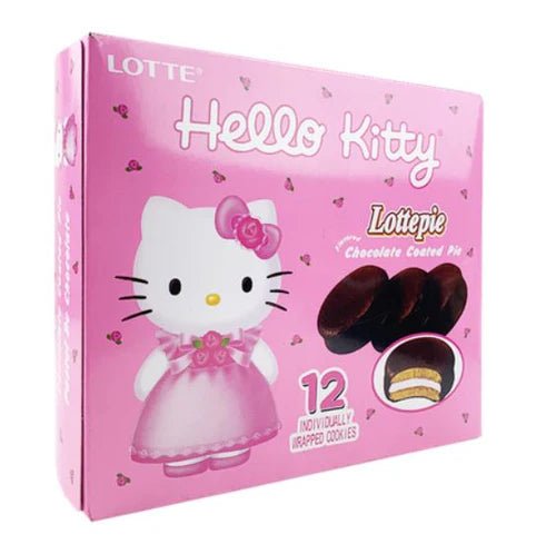 Hello kitty Chocolate Coated Pie /Lottepie - OVERRATED