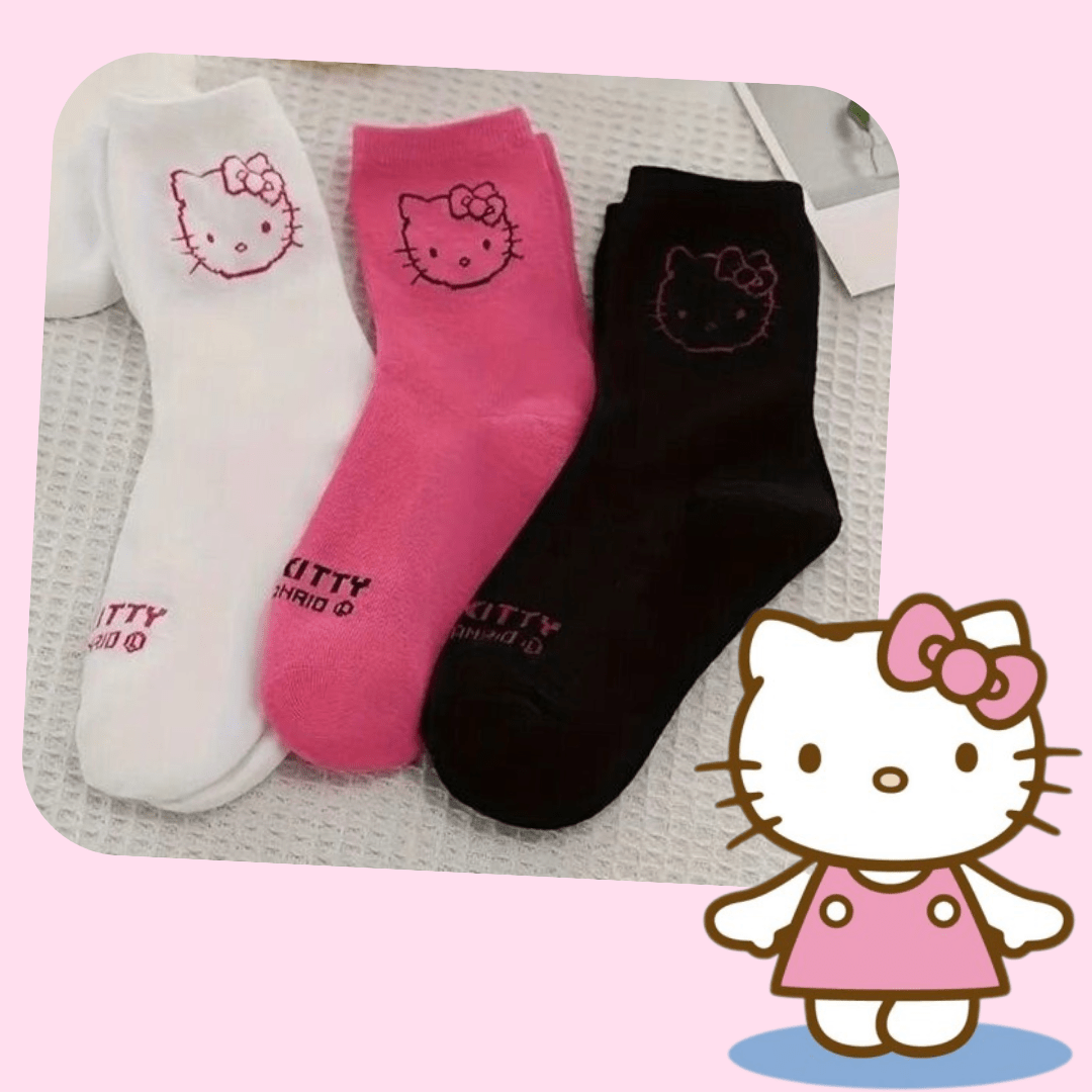Hello Kitty Classic Crew Sock - OVERRATED