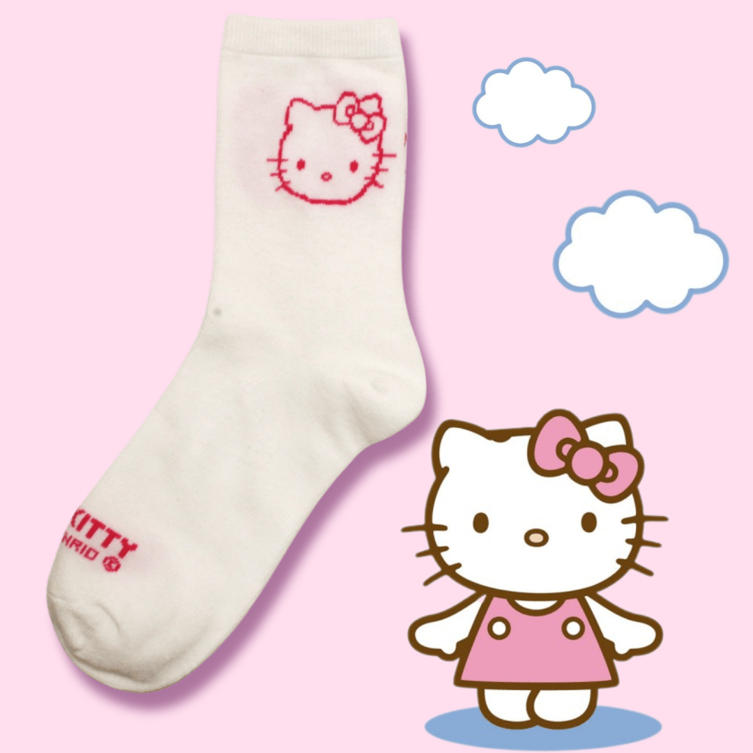 Hello Kitty Classic Crew Sock - OVERRATED