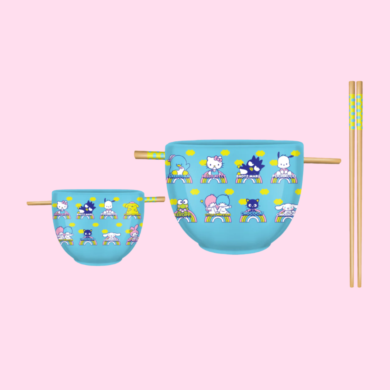 Hello Kitty & Friends Rainbow Cloud 20oz Ceramic Ramen Bowl - OVERRATED