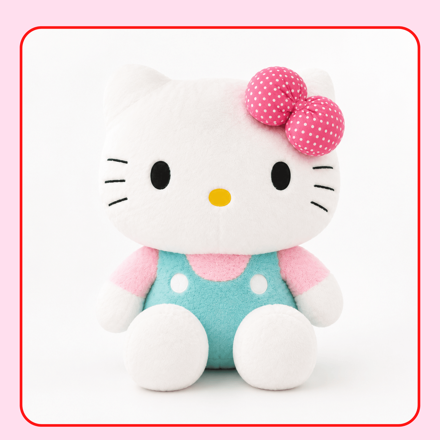 Hello Kitty Jumbo Plush – Pastel Overall Edition - OVERRATED