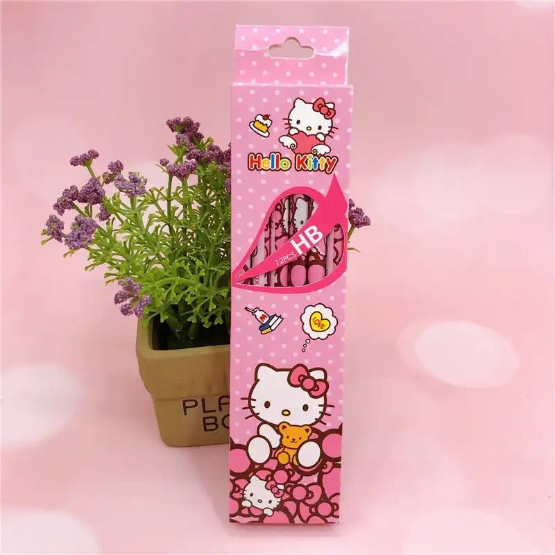 Hello kitty pencil set 12pk - OVERRATED