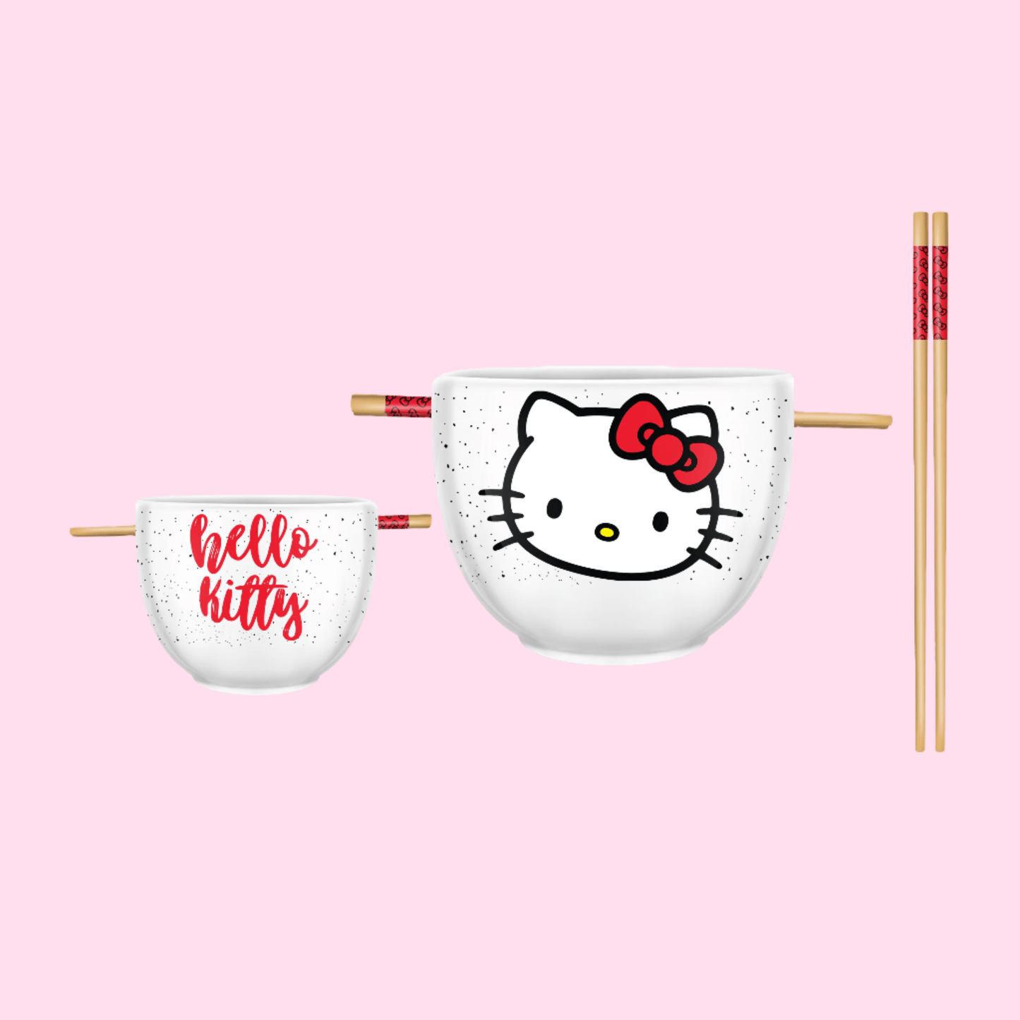 Hello Kitty Red Boxed 20oz. Ceramic Ramen Bowl w/ Chopsticks - OVERRATED