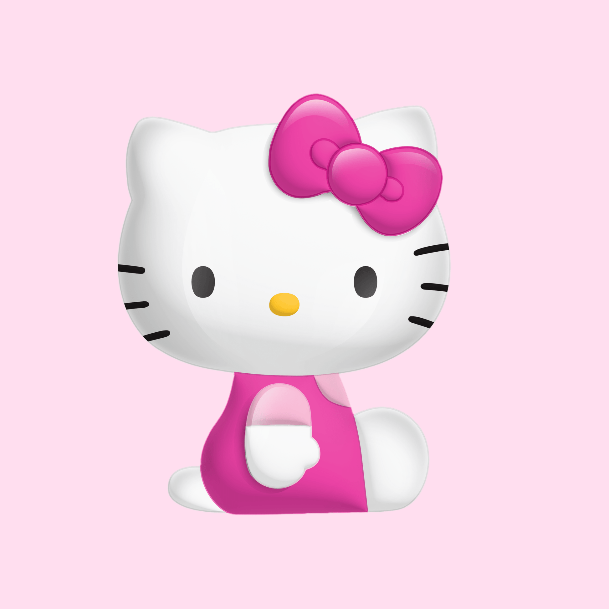 Hello Kitty Seated Pink Outfit Large Ceramic Coin Bank - OVERRATED