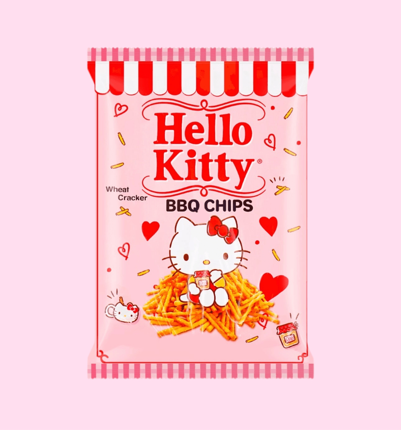 Hello Kitty Wheat Cracker Barbeque Chips - OVERRATED