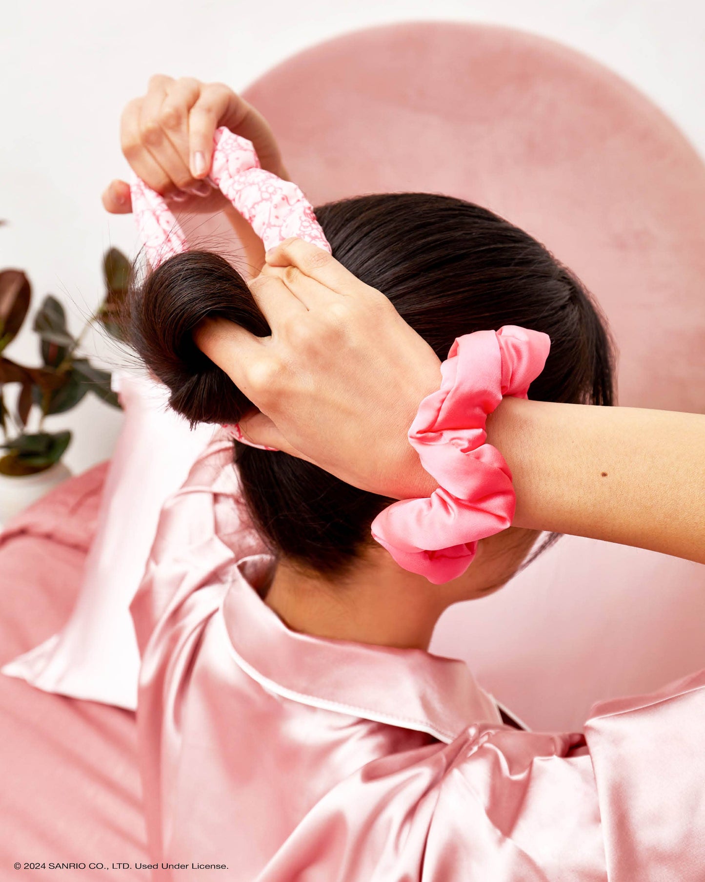 Hello Kitty x Kitsch Recycled Fabric Puffy Scrunchies 3pcSet - OVERRATED