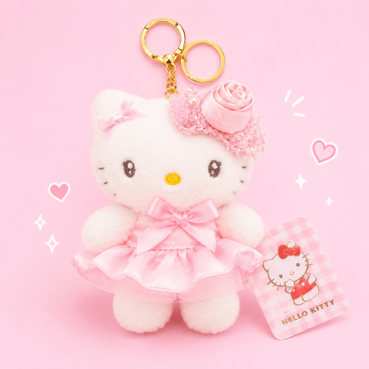 H.K. Sakura Princess Plush Keychain - OVERRATED