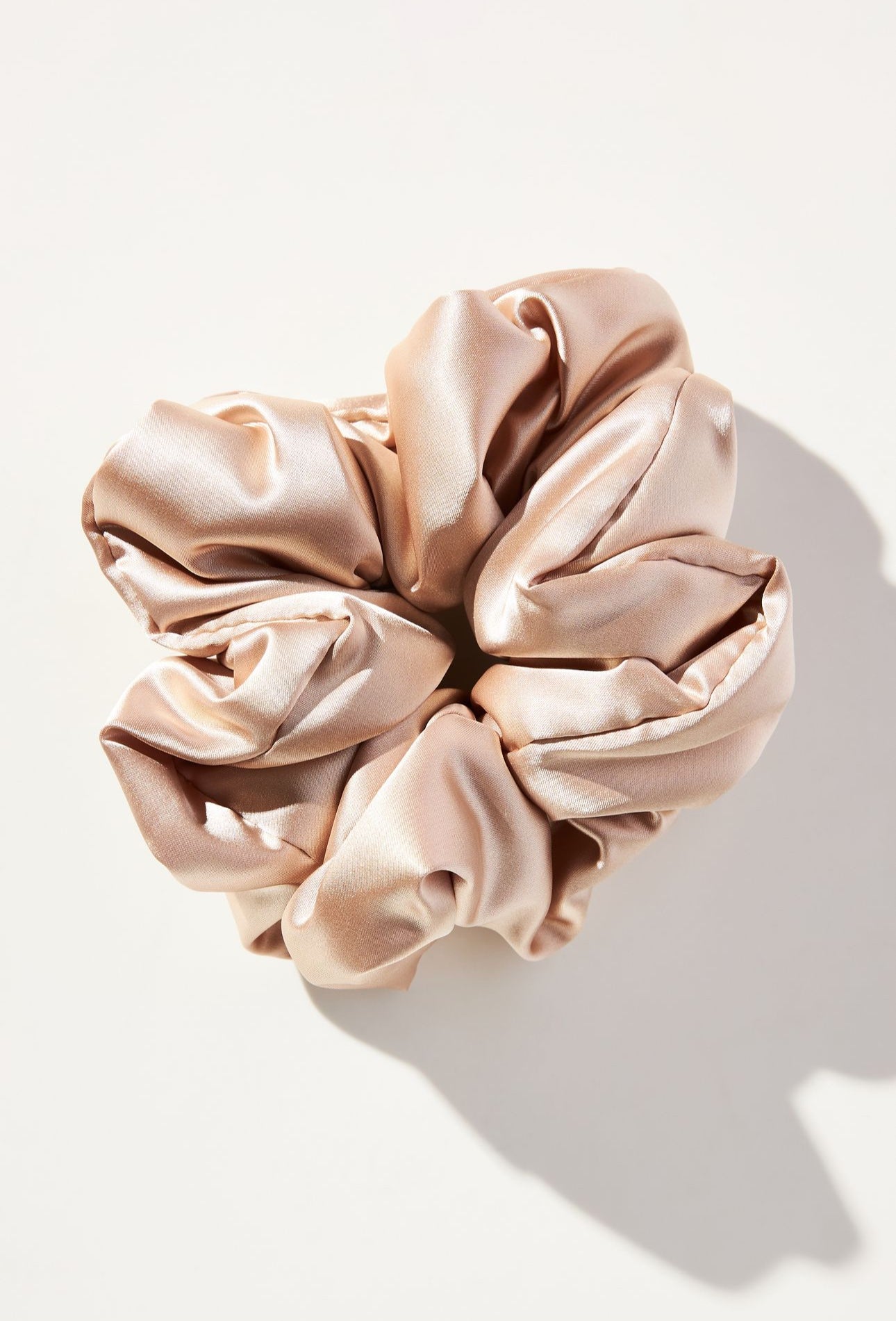 Holiday Cloud 9 Satin Pillow Scrunchie 1pc - Champagne - OVERRATED