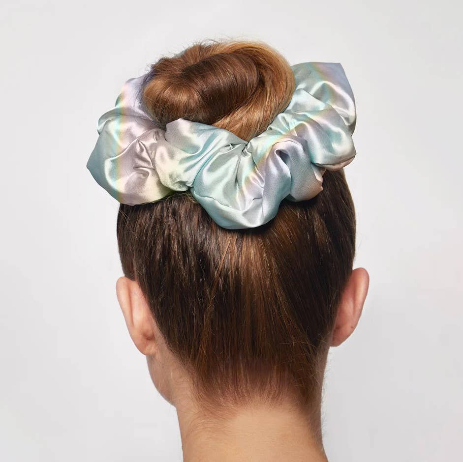 Holiday Satin Pillowcase and Pillow Scrunchie 2pc - Aura - OVERRATED