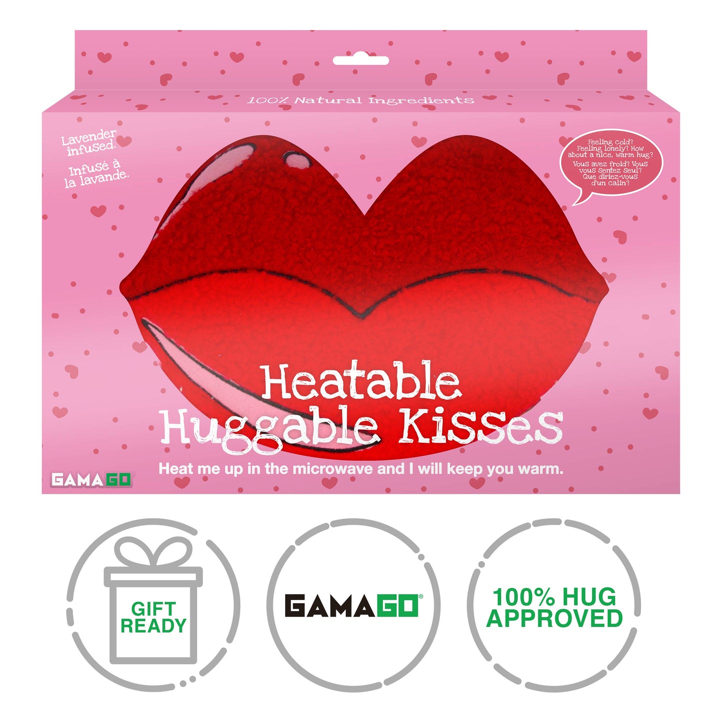 Huggable Kisses Heating Pad and Pillow - OVERRATED