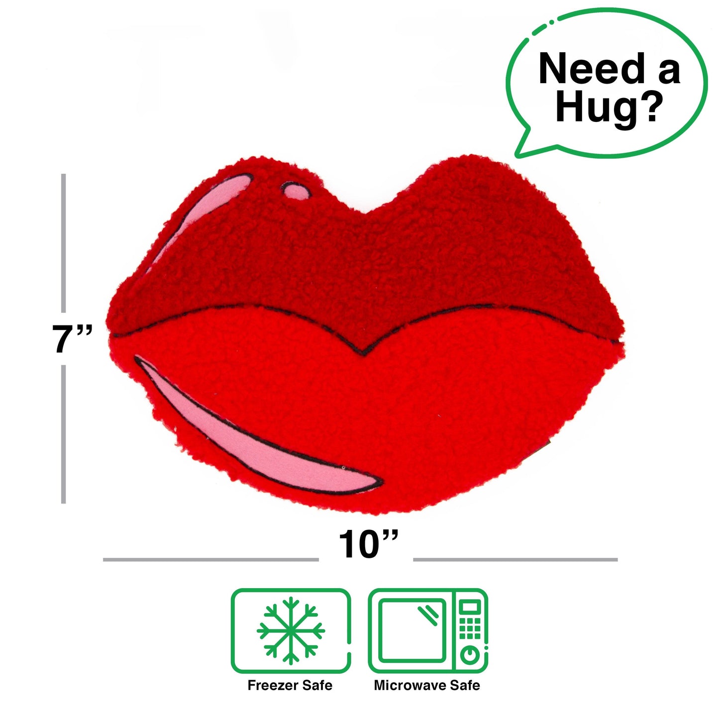 Huggable Kisses Heating Pad and Pillow - OVERRATED