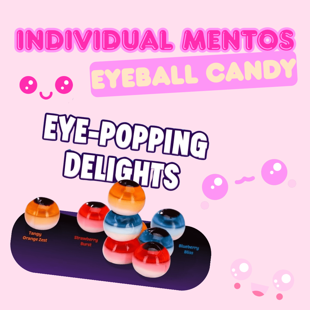 Individual Amos 4D Gummy Eyeball Shaped Candy - OVERRATED