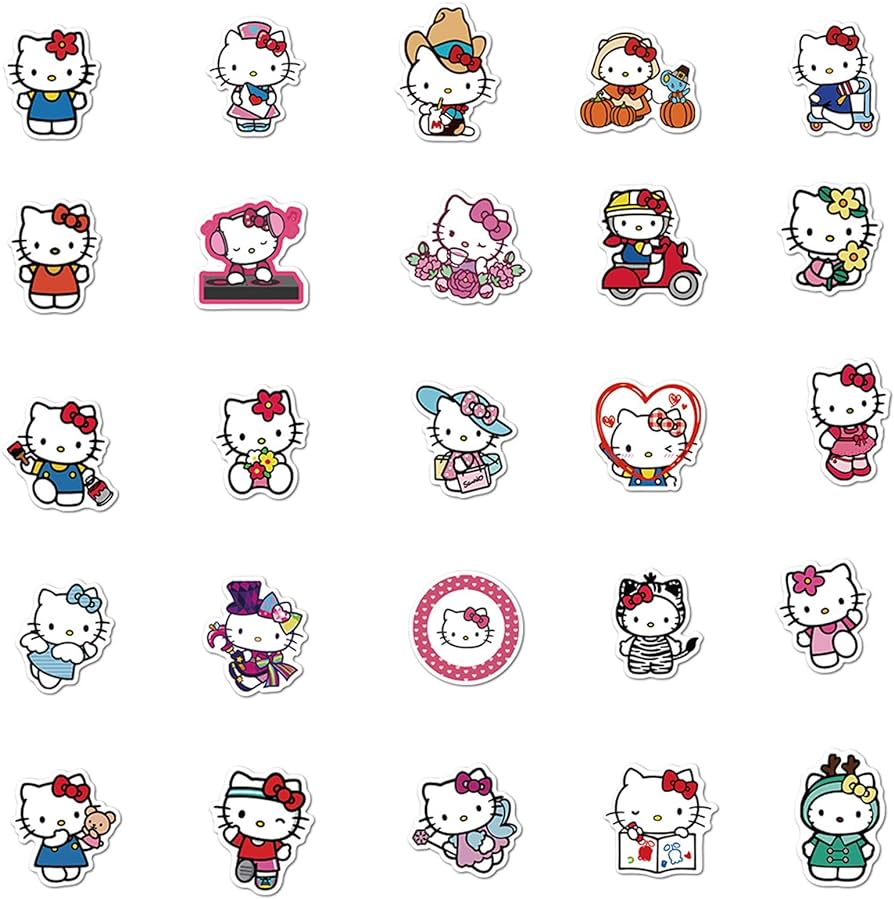 Individual Hello Kitty Sticker - OVERRATED