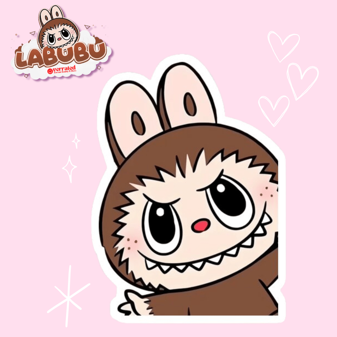 Individual Labubu Sticker - OVERRATED