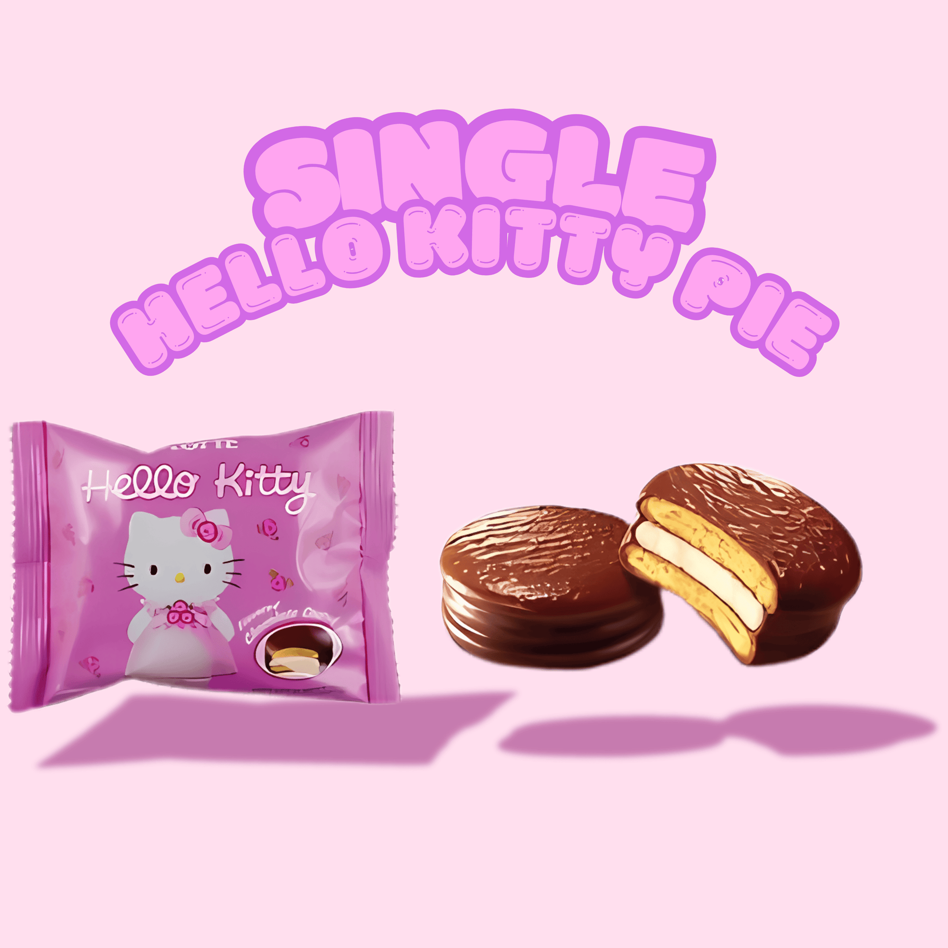 Individual Lotte Hello Kitty Milk Chocolate Lottepie - OVERRATED