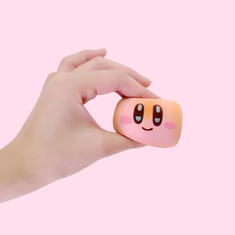 Japanese Keychain KIRBY PUPUPU BAKERY BUBBLE BREAD - OVERRATED