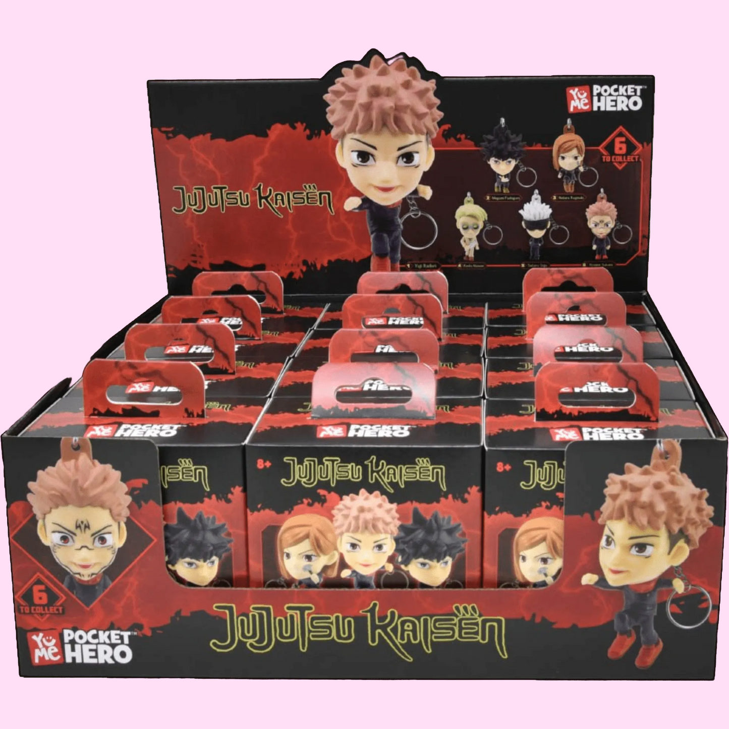 Anime keychain blind box Jujutsu Kaisen Pocket Hero figure collectible - Overrated Korean Beauty & More