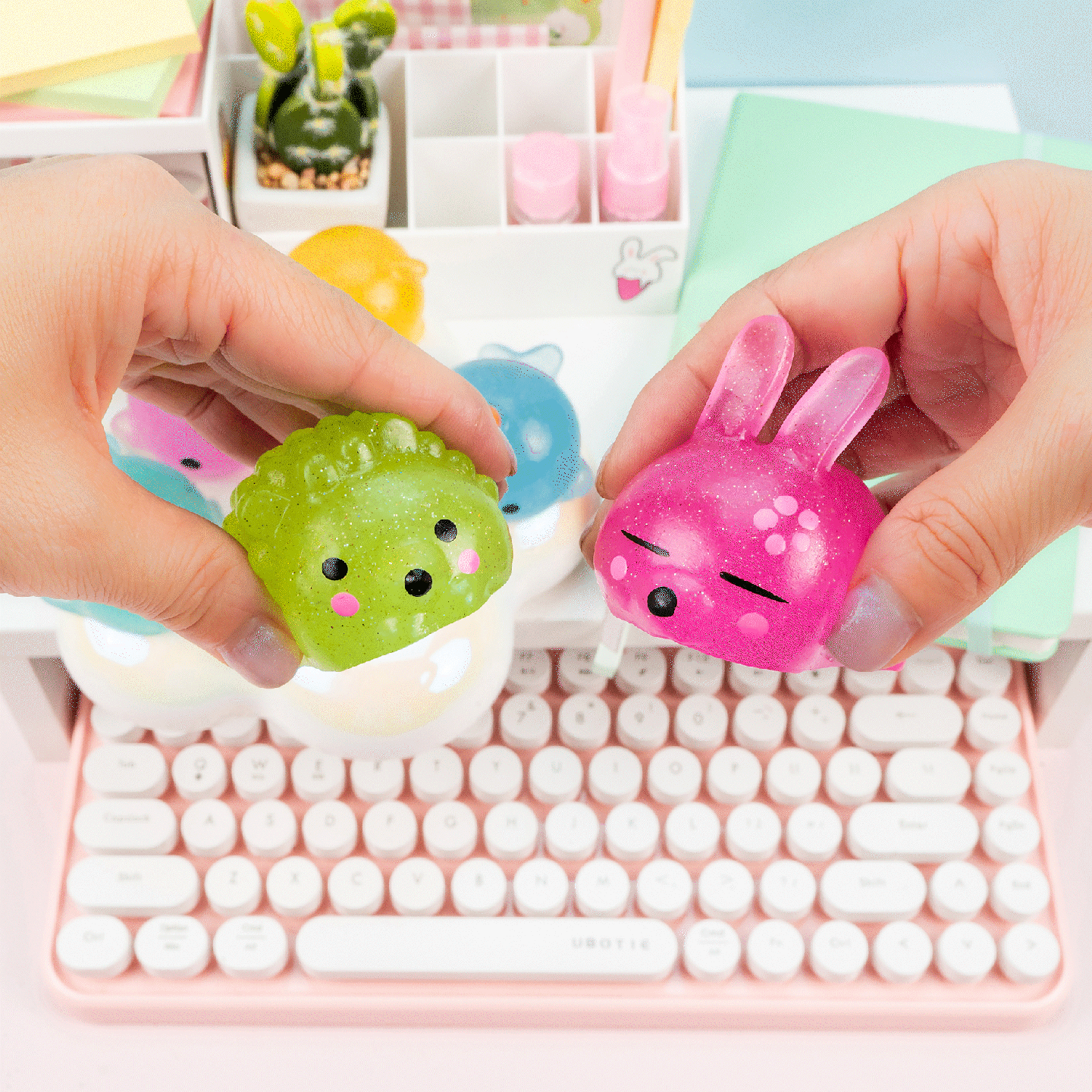 Jumbo Kawaii Glitter Mochi Sensory Toy - OVERRATED