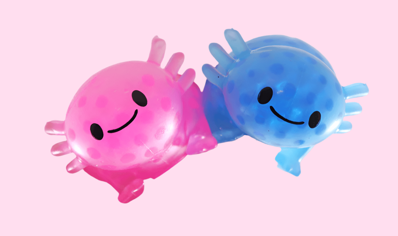 Kawaii Axolotl Squeeze Boba Sensory Toy - OVERRATED