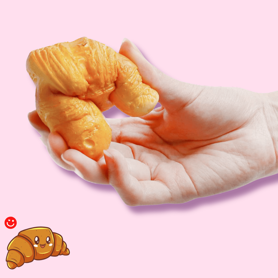 Kawaii Bakery Croissant Cutie Squish Sensory Toy - OVERRATED