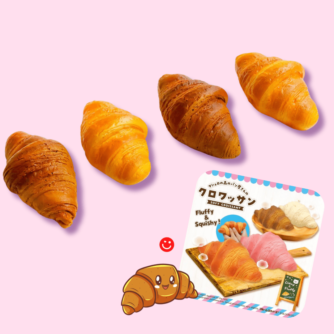 Kawaii Bakery Croissant Cutie Squish Sensory Toy - OVERRATED