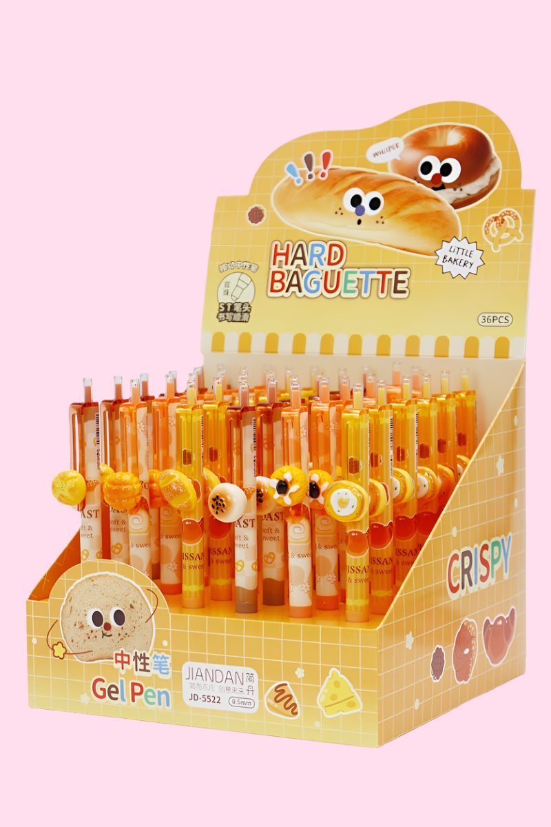 Kawaii Bakery Pastries Bread Resin Charm Pen - OVERRATED