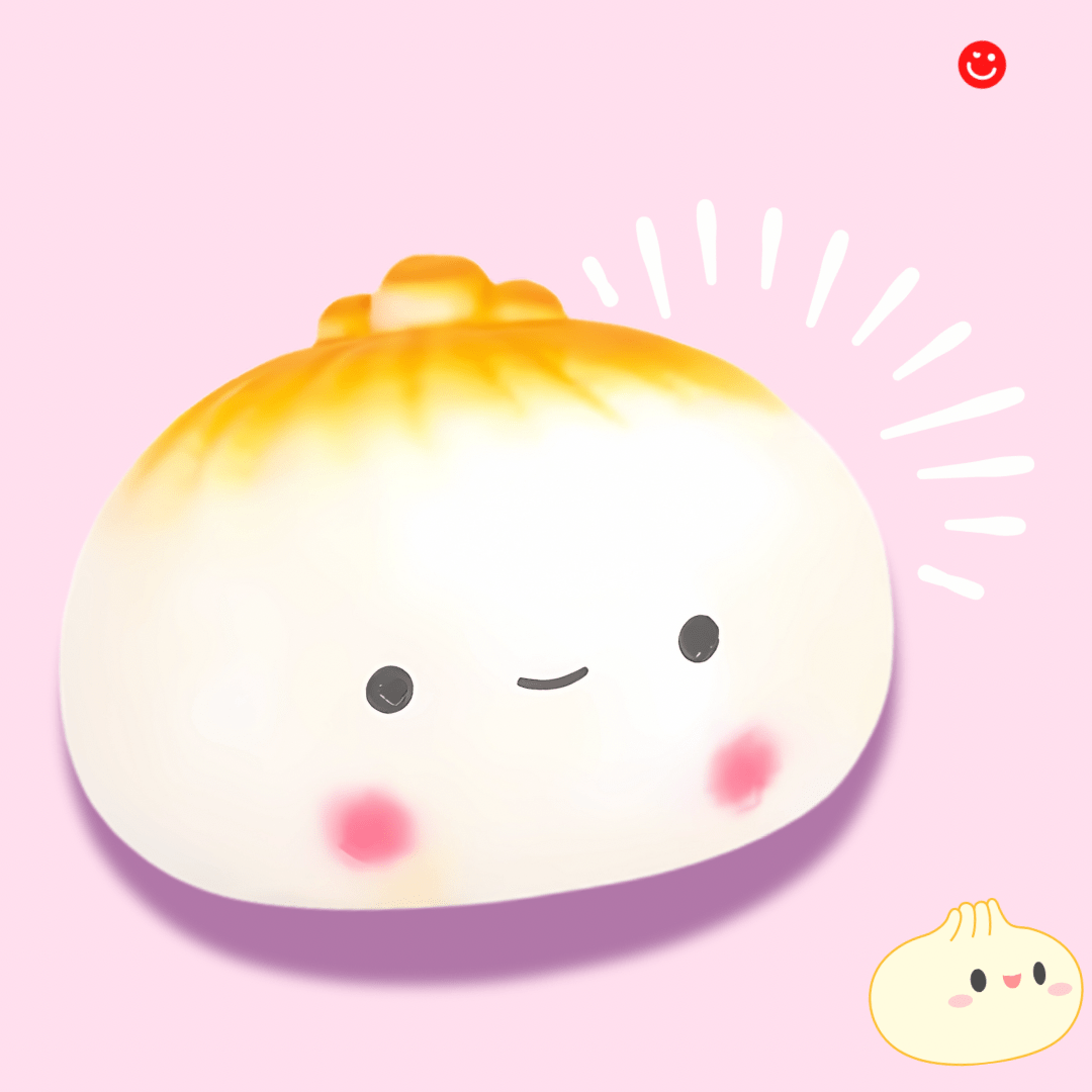 Kawaii Bao Bao Dumpling Squishy Sensory Toy - OVERRATED
