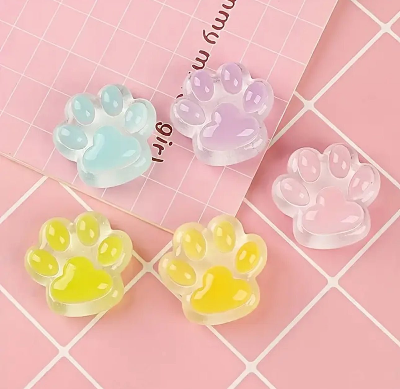 Kawaii Clear Baby Jelly Paw Sensory Toy - OVERRATED