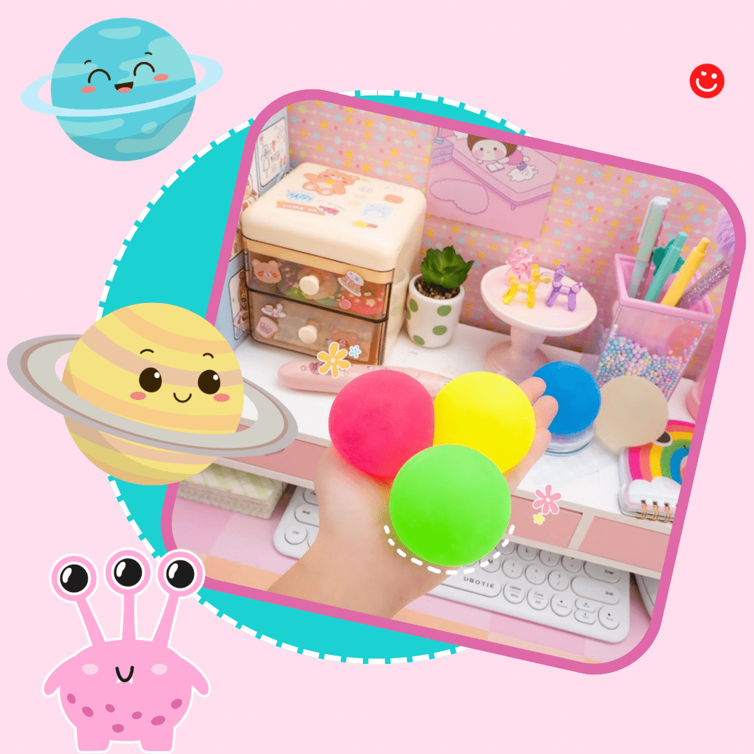 Kawaii Galaxy Gummy Globs SquishySensory Toy Ball - OVERRATED