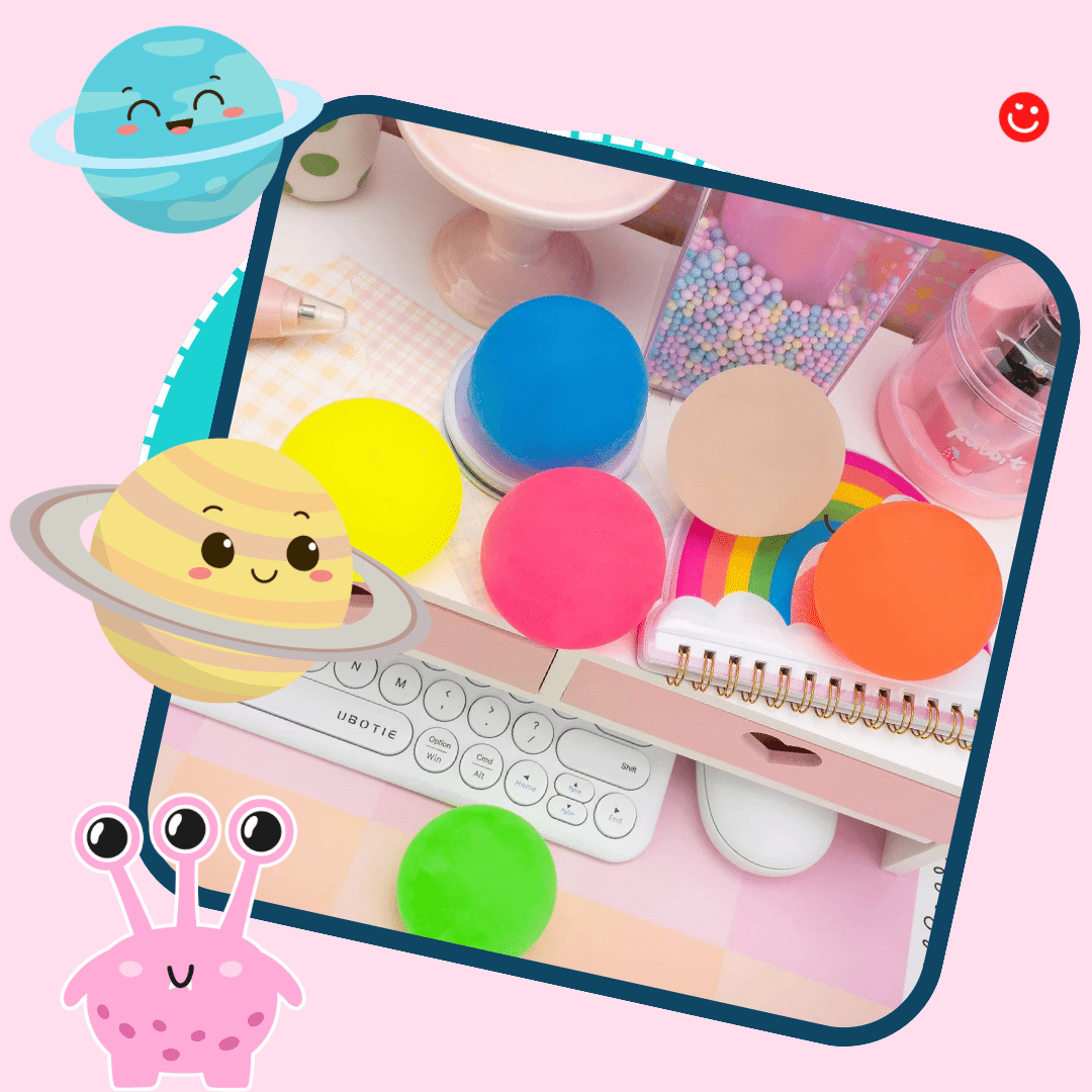 Kawaii Galaxy Gummy Globs SquishySensory Toy Ball - OVERRATED
