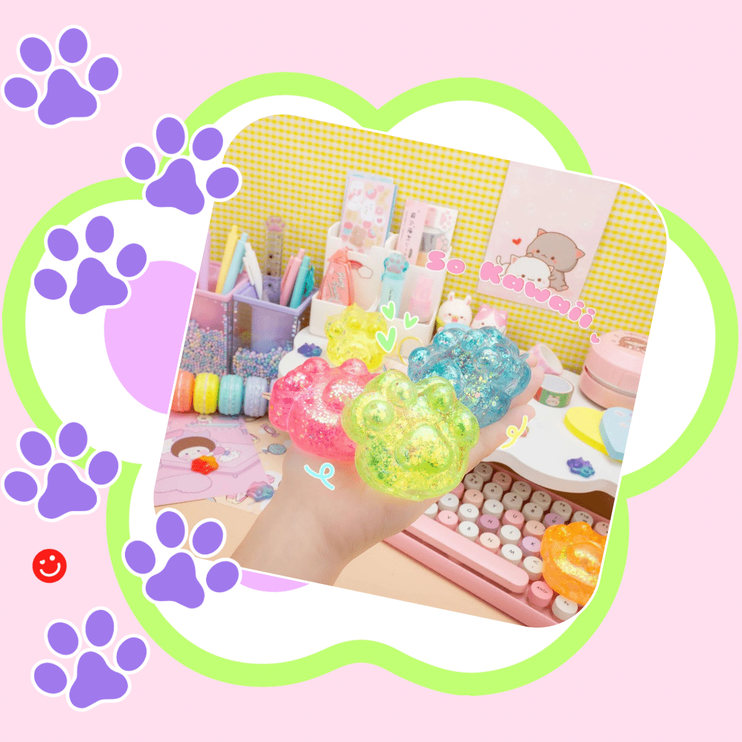 Kawaii Gummy Kitty Paws Squishy Sensory Toy - OVERRATED