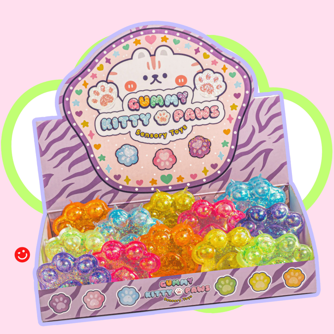 Kawaii Gummy Kitty Paws Squishy Sensory Toy - OVERRATED