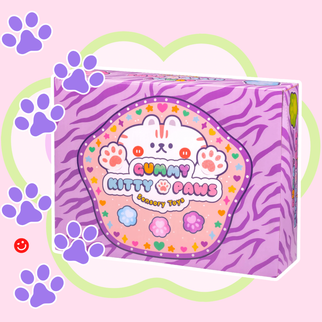 Kawaii Gummy Kitty Paws Squishy Sensory Toy - OVERRATED