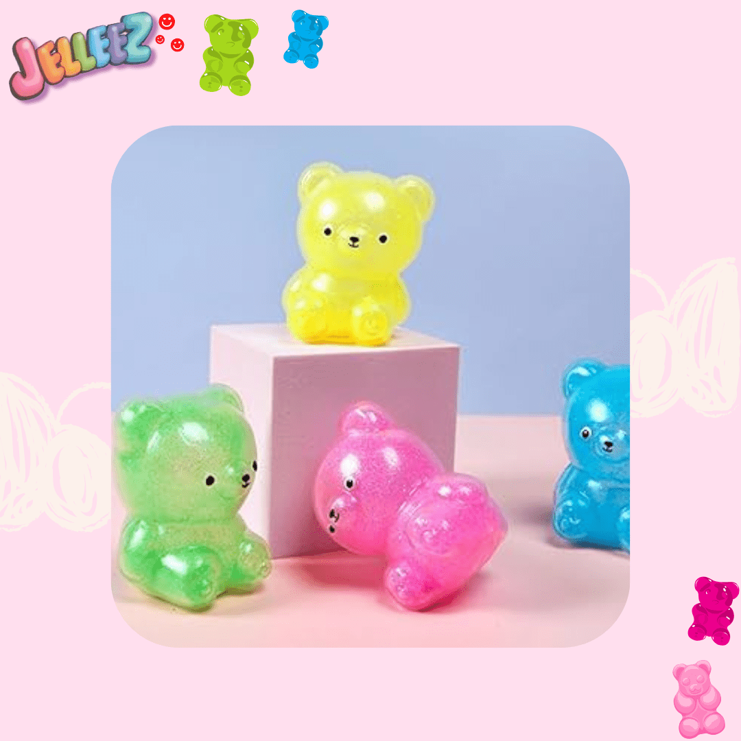 Kawaii Lil' Jelleez Bear Squish - able Sensory Toy - OVERRATED
